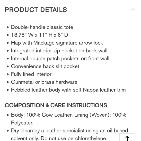 Mackage Handbag - Picture 5 of 7